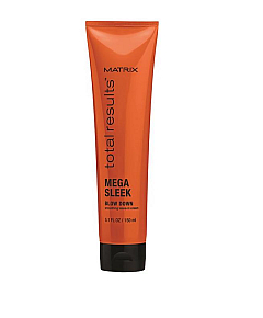 Matrix Total Results Mega Sleek Blow Down Cream - Разглаживающий крем с термозащитой, 150 мл
